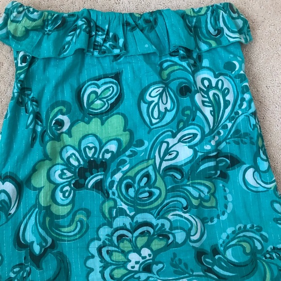 Green Flowy Halter Dress - Picture 9 of 12